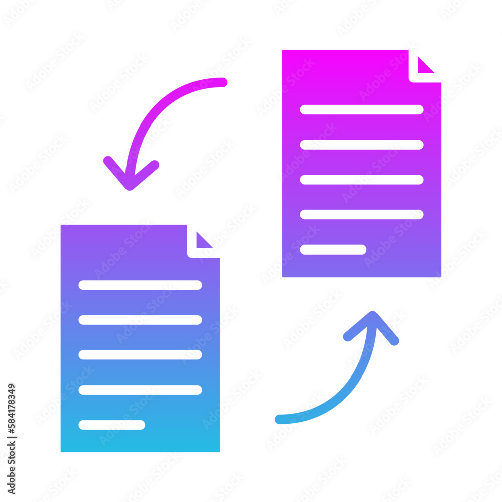 Fototapeta premium File Transfer Icon