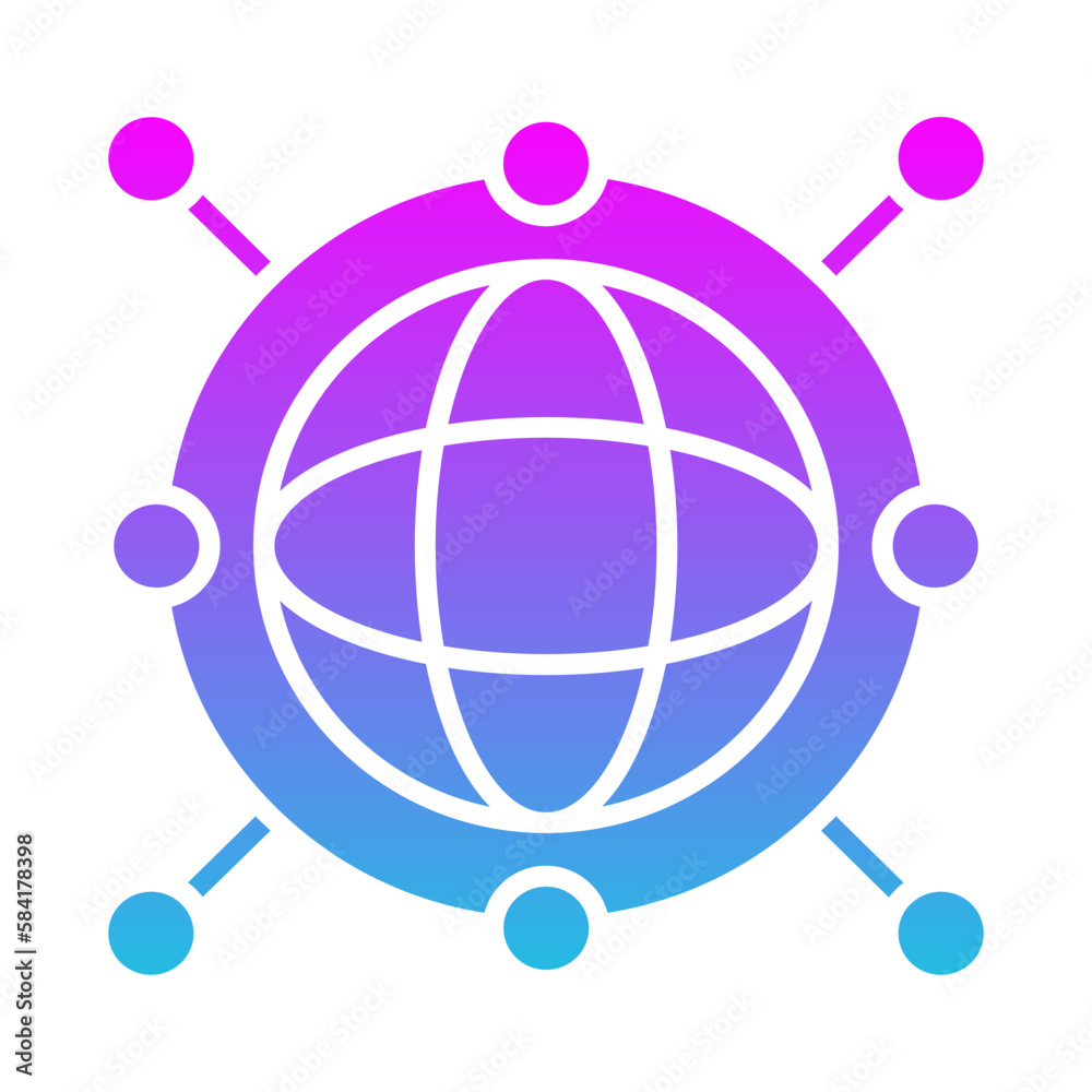 Global Network Icon Global Network Icon