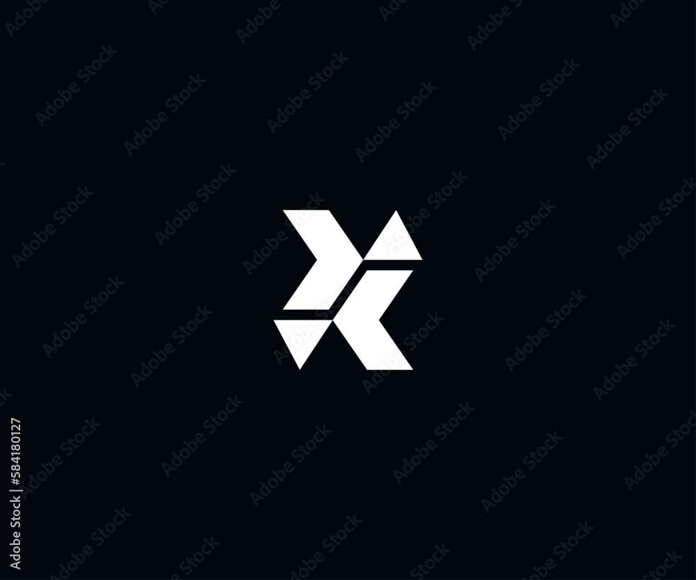x letter abstract logo template. x letter abstract logo template.