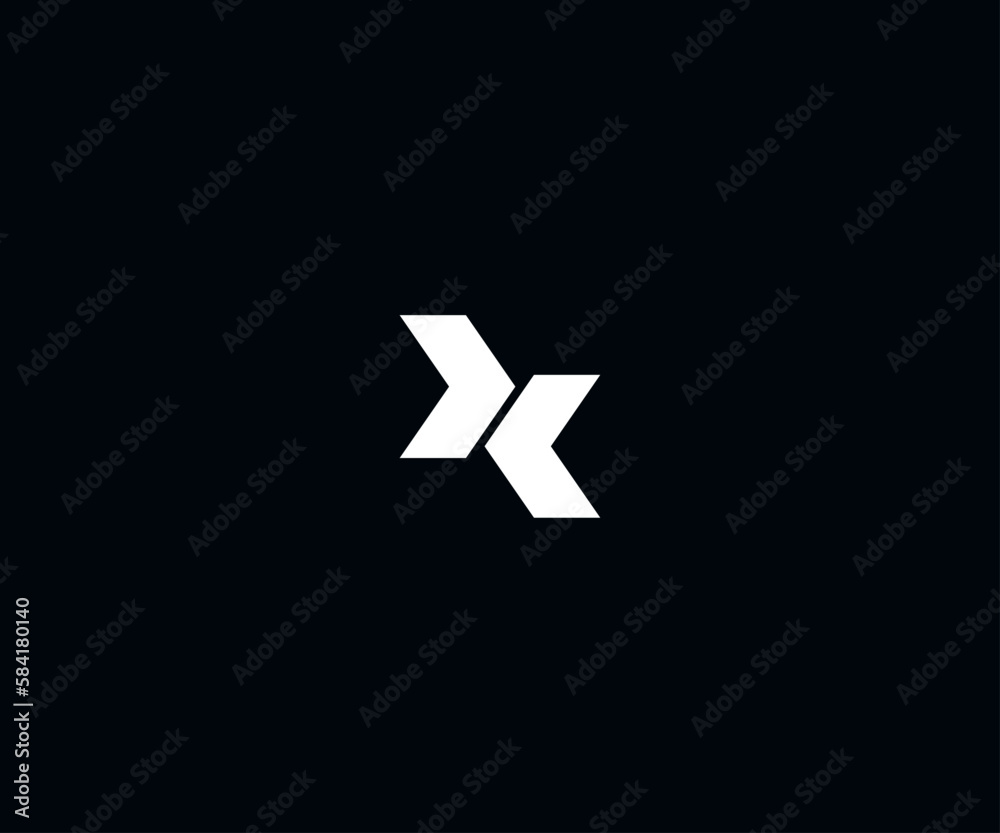 x letter abstract logo template.