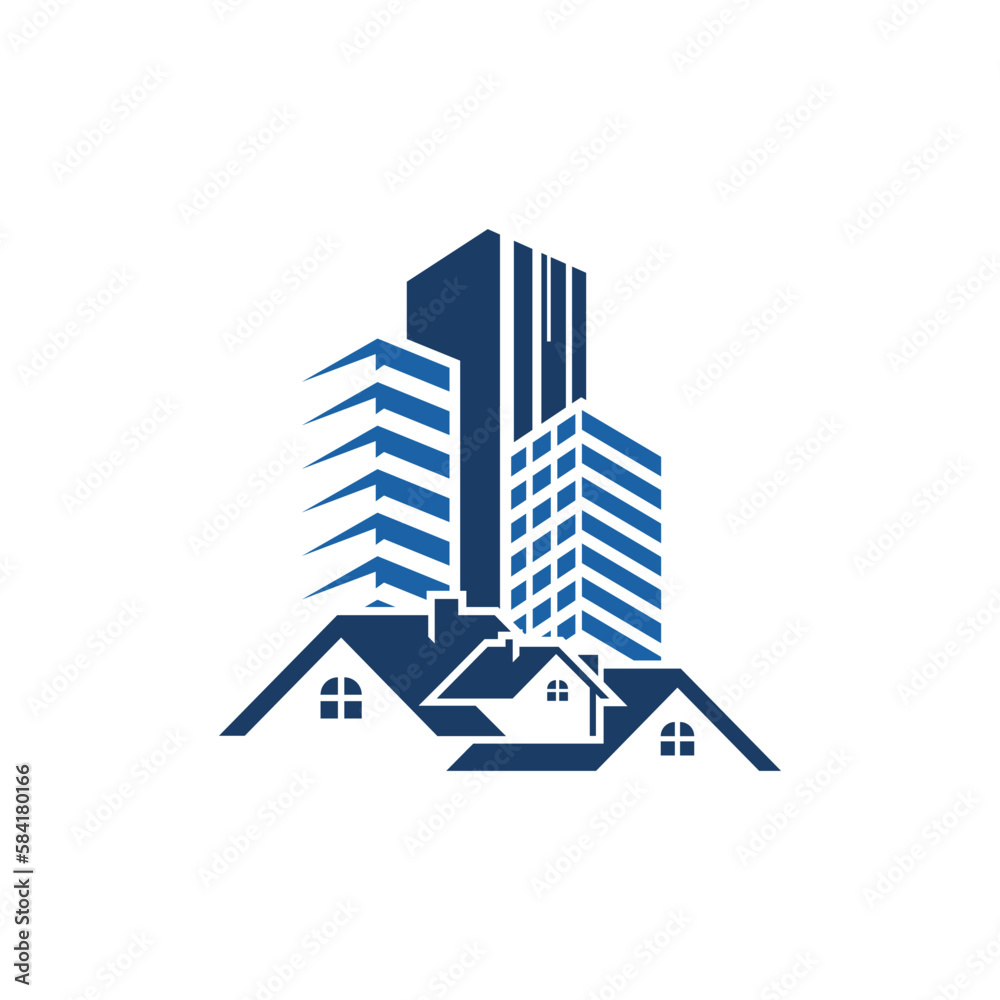 Fototapeta premium real estate logo design vector