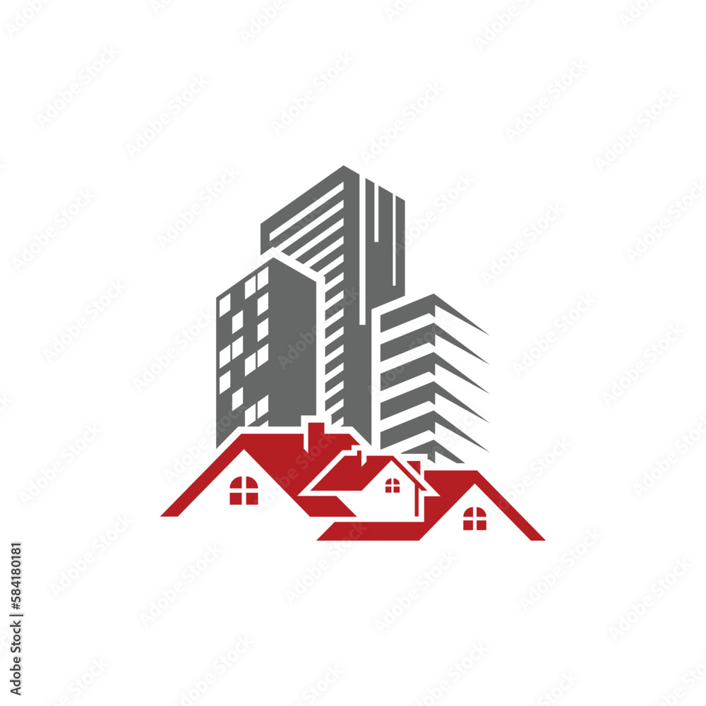 Fototapeta premium real estate logo design vector