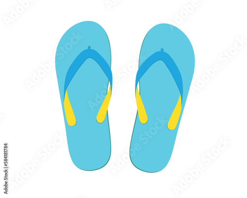 flip flops isolated on white background © Robert Kim