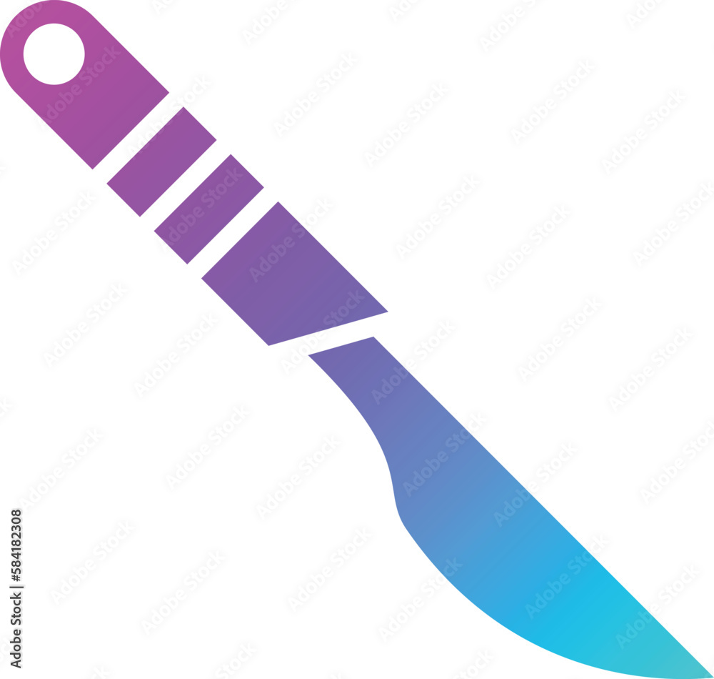 Scalpel Vector Icon Design Illustration Scalpel Vector Icon Design Illustration
