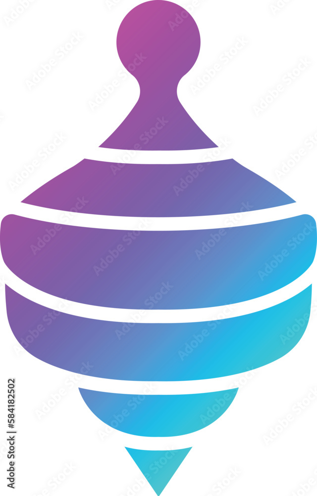 Spinning top Vector Icon Design Illustration Spinning top Vector Icon Design Illustration