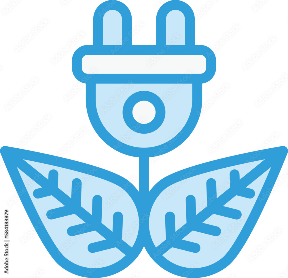 Obraz premium Power plug Vector Icon Design Illustration