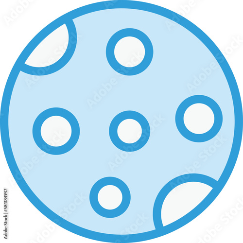 Moon phase Vector Icon Design Illustration
