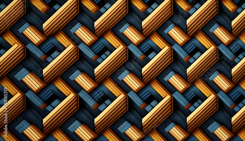 woven basket weave texture of wood 3d stereogram background block herringbone tiling 2 uniform pattern clay impasto pattern