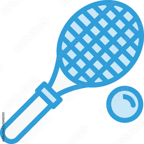 Racket Vector Icon Design Illustration