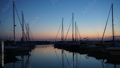 yachts in the harbor © martin
