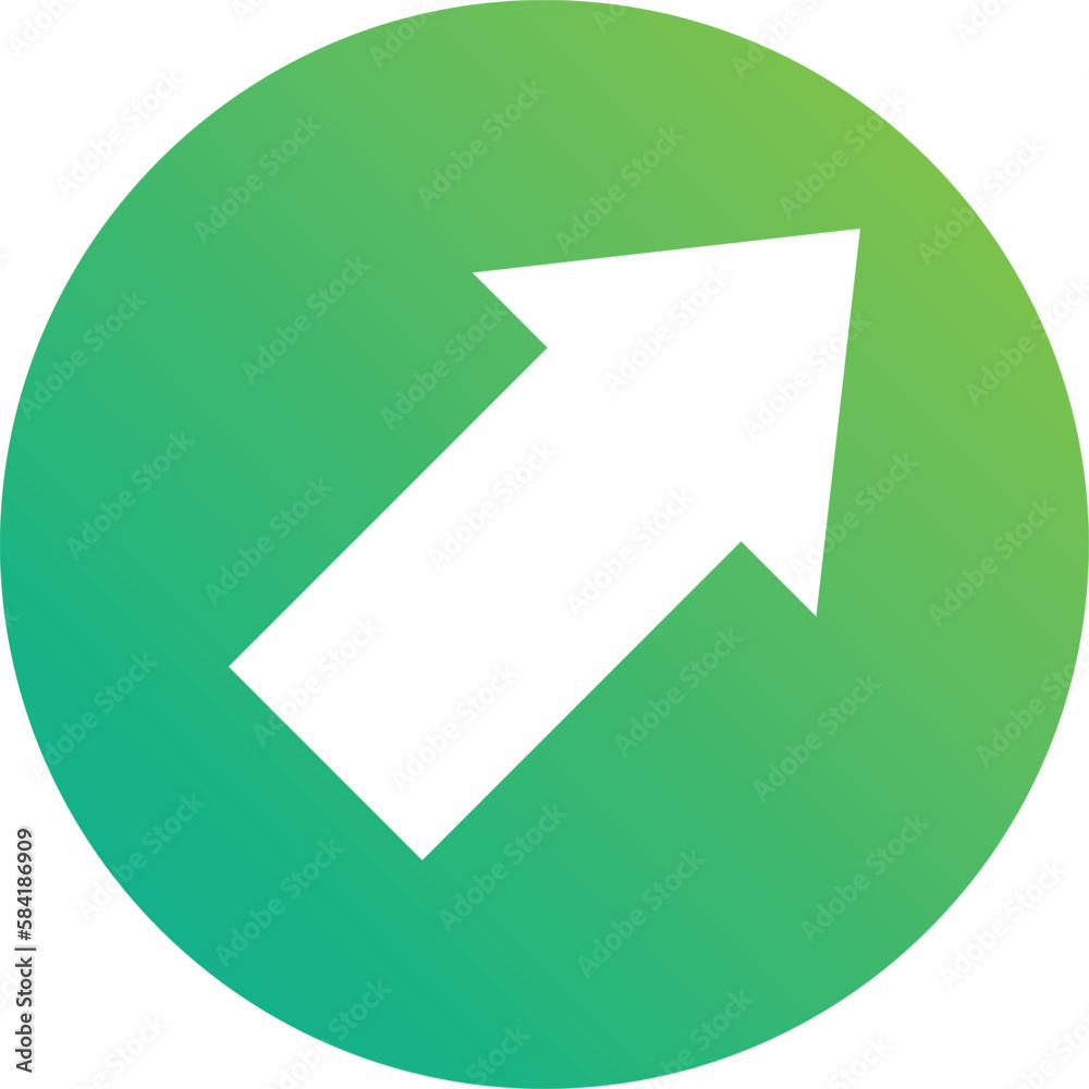 Diagonal arrow Vector Icon Design Illustration Diagonal arrow Vector Icon Design Illustration