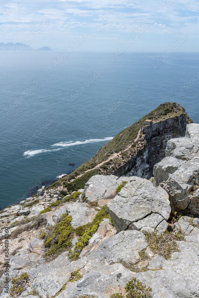 Indian ocean side at Cape Point, Cape Town