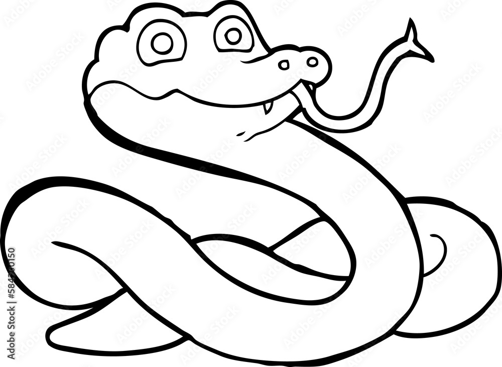 cartoon snake cartoon snake