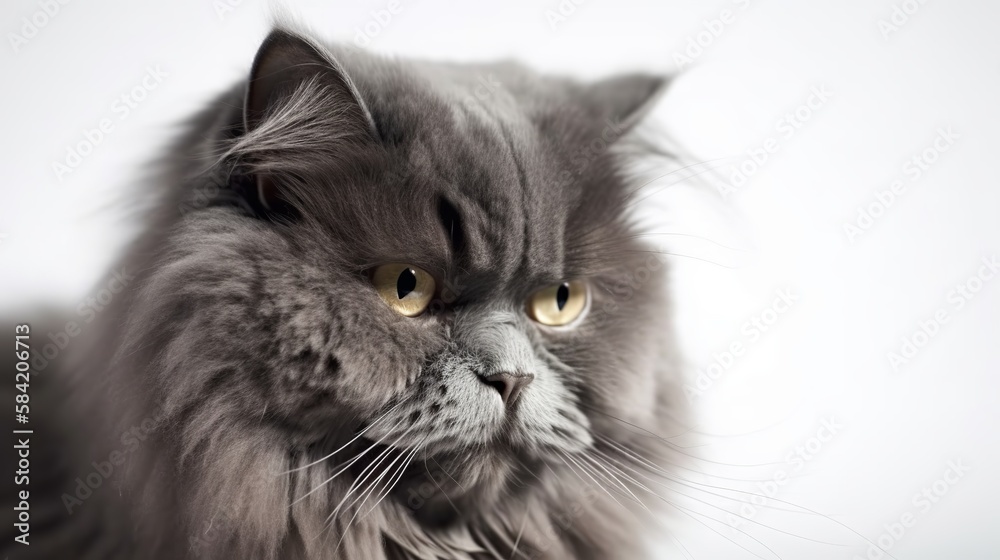 Beautiful Persian Cat. A Portrait of Grace and Adventure. Beautiful Persian Cat. A Portrait of Grace and Adventure.