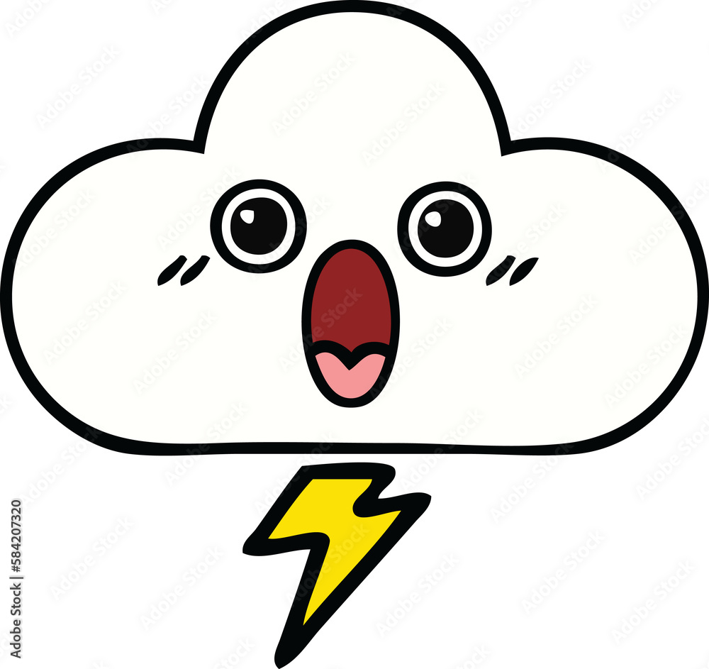 cute cartoon storm cloud cute cartoon storm cloud