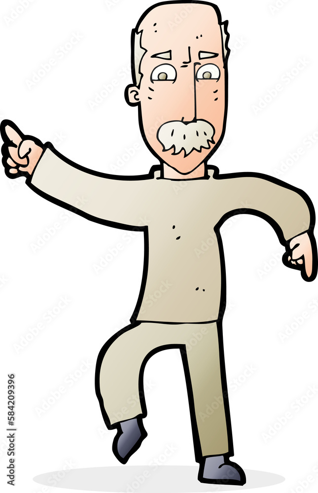 cartoon angry old man cartoon angry old man