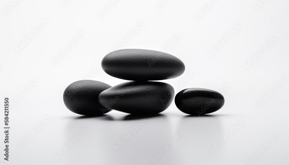 zen stones isolated on white background zen stones isolated on white background