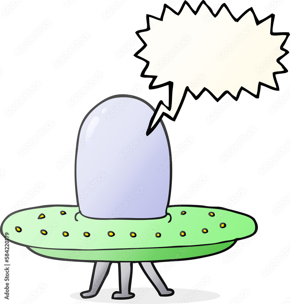 speech bubble cartoon spaceship speech bubble cartoon spaceship