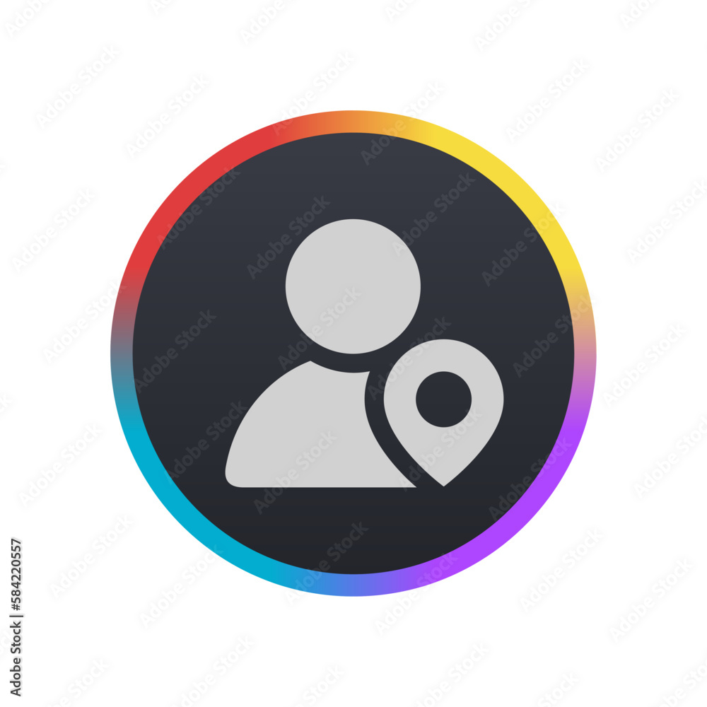 User Location - Pictogram (icon) User Location - Pictogram (icon)
