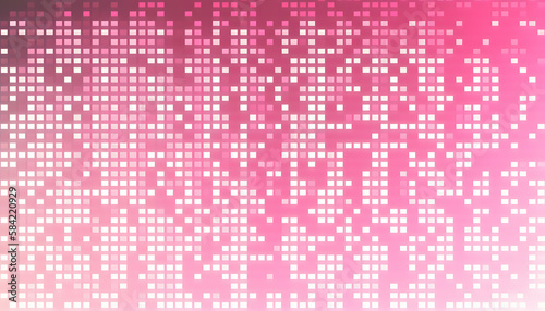 Pink Digital Pixel Gradient Background, a dynamic digital gradient transitioning from dense pink pixels to a lighter hue photo