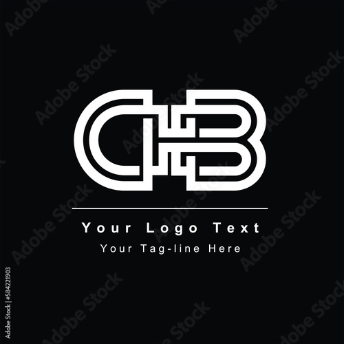 DB or BD design logo initial symbol