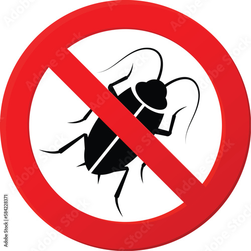 No Prohibition. no cockroach prohibited sign