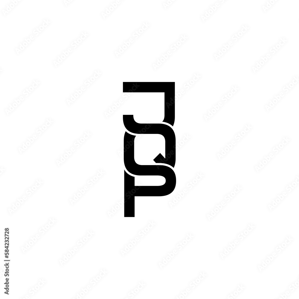 jqp initial letter monogram logo design jqp initial letter monogram logo design