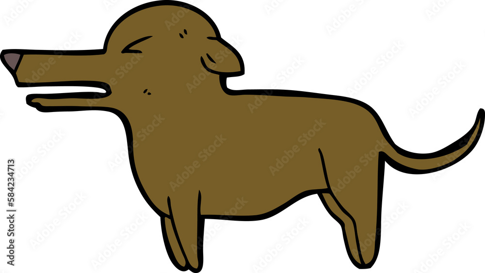 Fototapeta premium cartoon dog