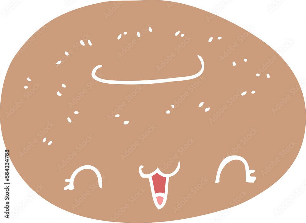 cute flat color style cartoon donut cute flat color style cartoon donut