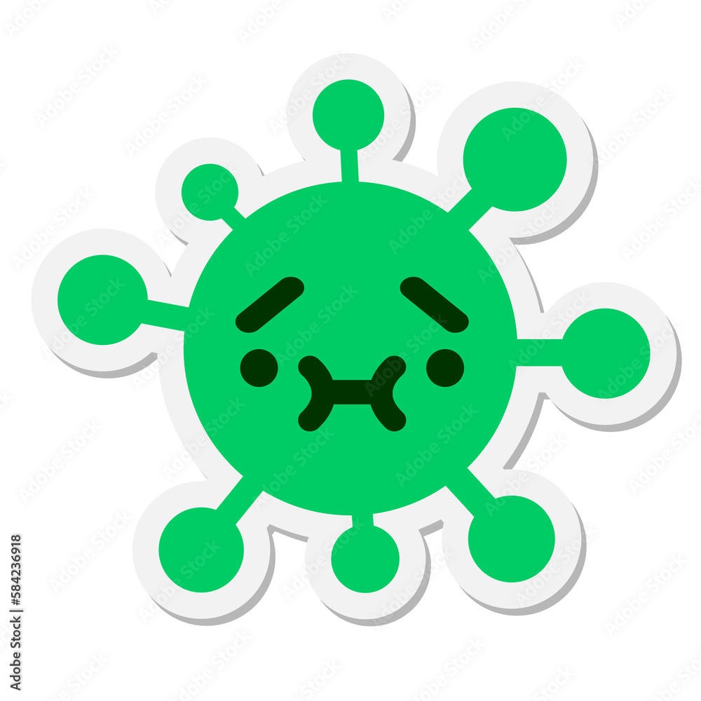 simple nervous virus sticker simple nervous virus sticker