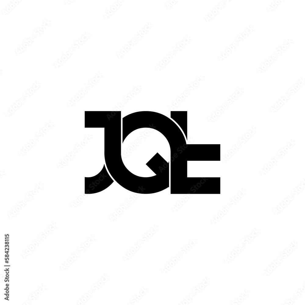 jqt lettering initial monogram logo design jqt lettering initial monogram logo design