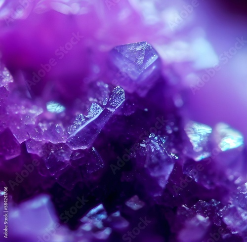 macro close up purple minerals