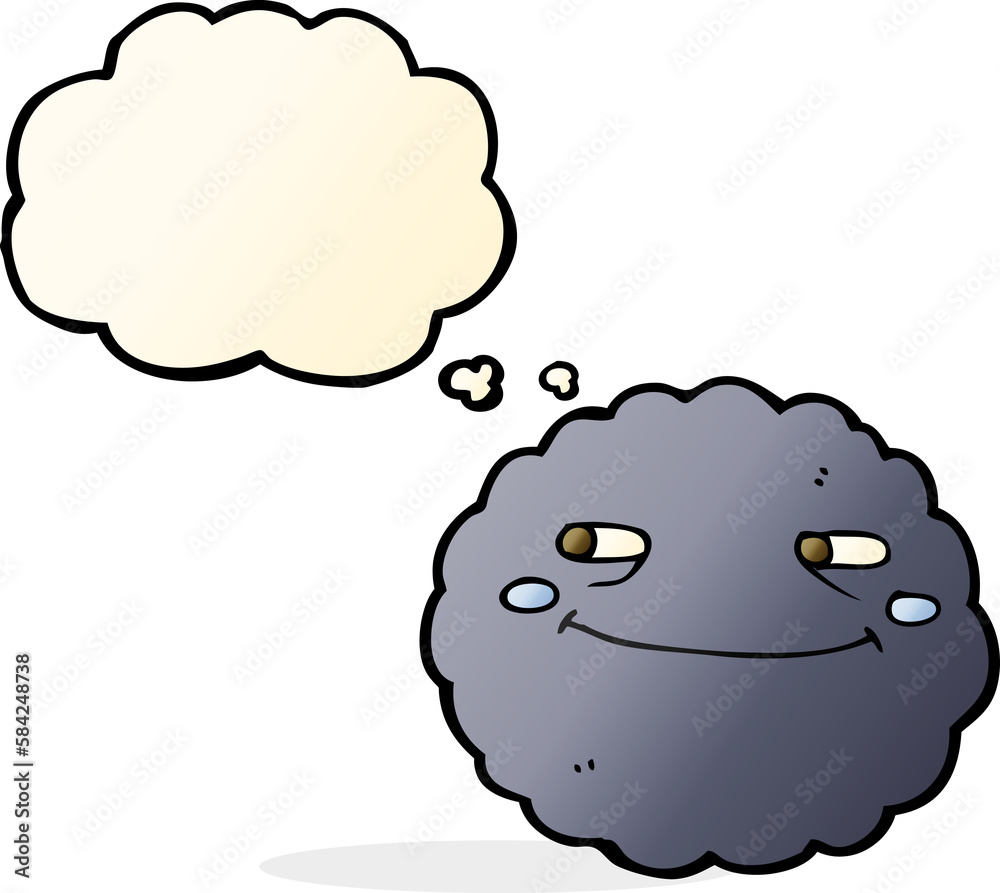 cartoon happy rain cloud with thought bubble cartoon happy rain cloud with thought bubble