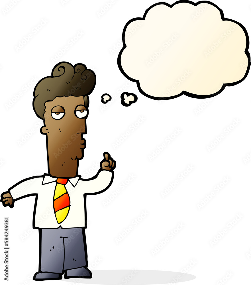 cartoon bored man asking question with thought bubble cartoon bored man asking question with thought bubble