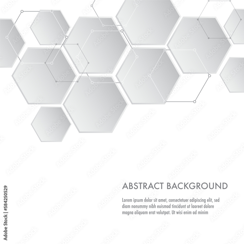 Abstract geometric background. Hexagons design. Illustration for Web Design, Poster, Brochure, Printing, Advertisement, etc. Abstract geometric background. Hexagons design. Illustration for Web Design, Poster, Brochure, Printing, Advertisement, etc.