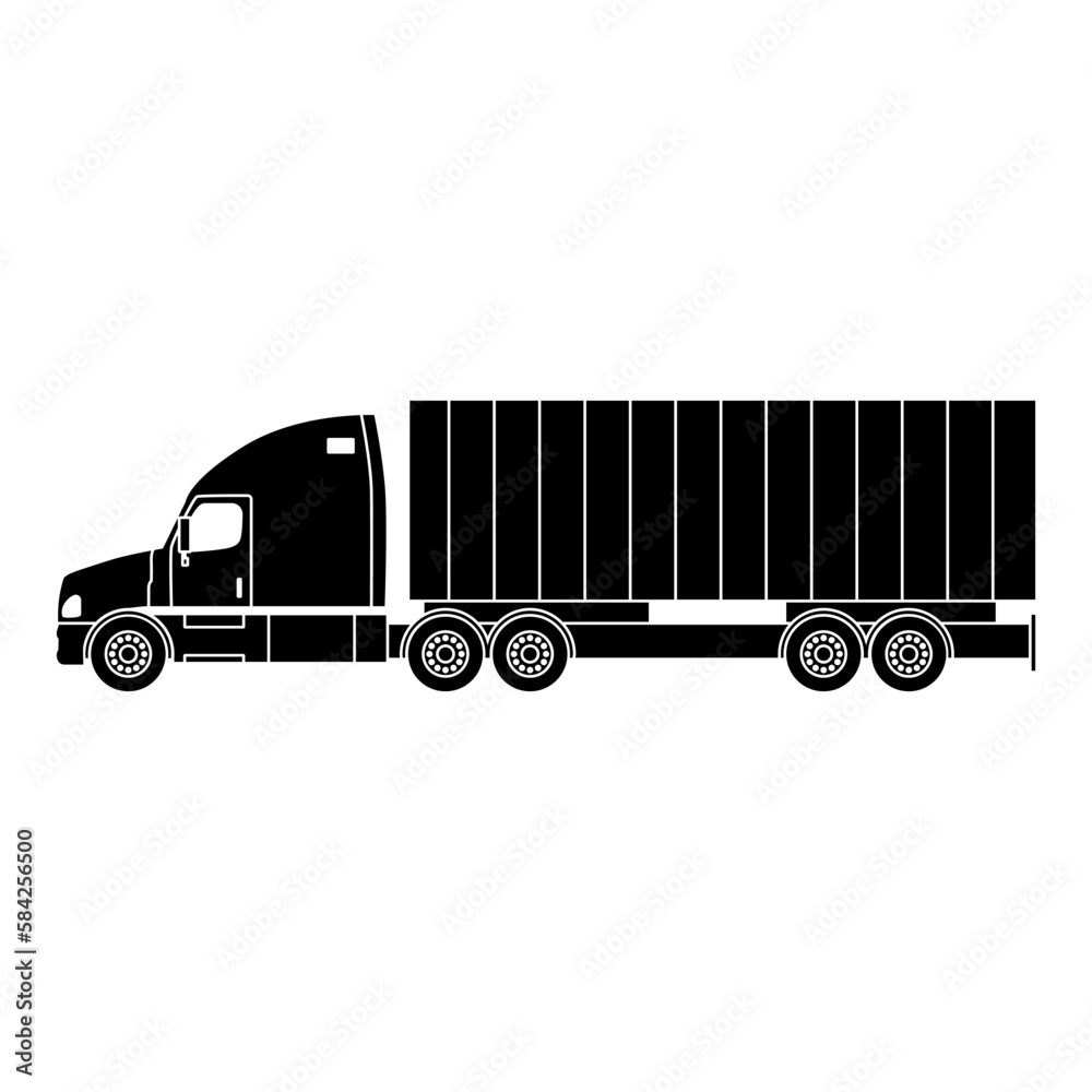 Truck icon vector. transportation of goods illustration sign. Cargo transportation symbol or logo. Truck icon vector. transportation of goods illustration sign. Cargo transportation symbol or logo.