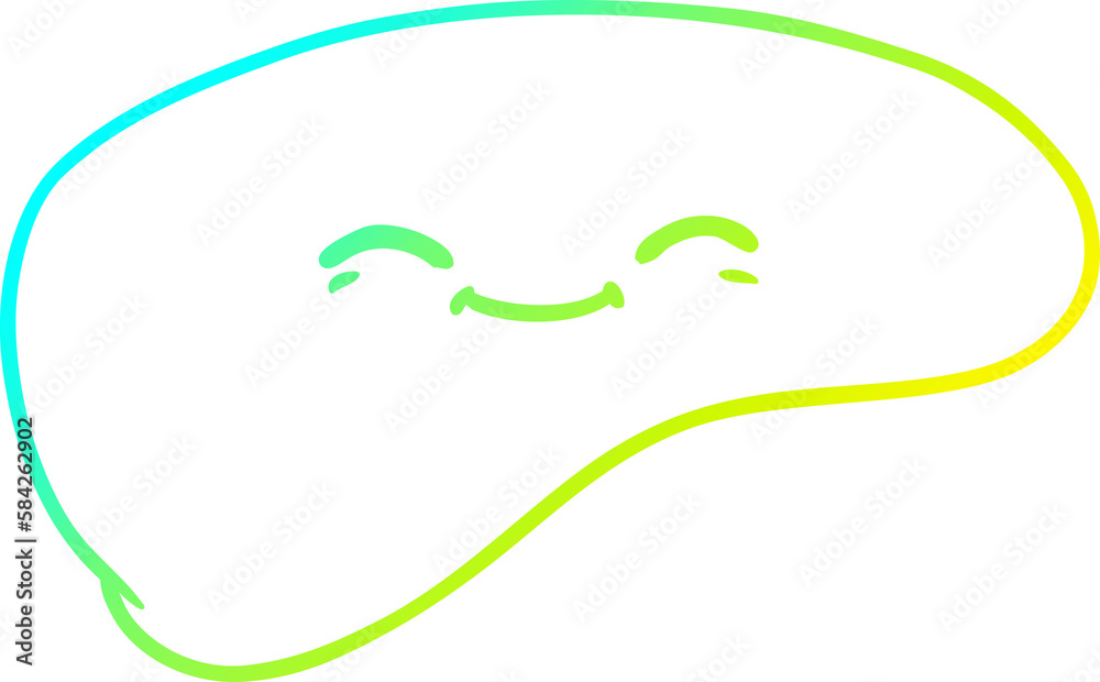 cold gradient line drawing cartoon liver cold gradient line drawing cartoon liver
