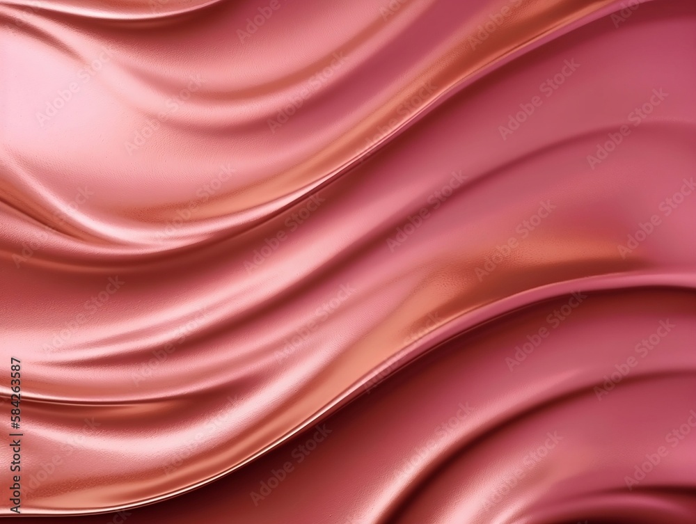 A Pink Metallic Luxury Wallpaper with Realistic Texture Stock