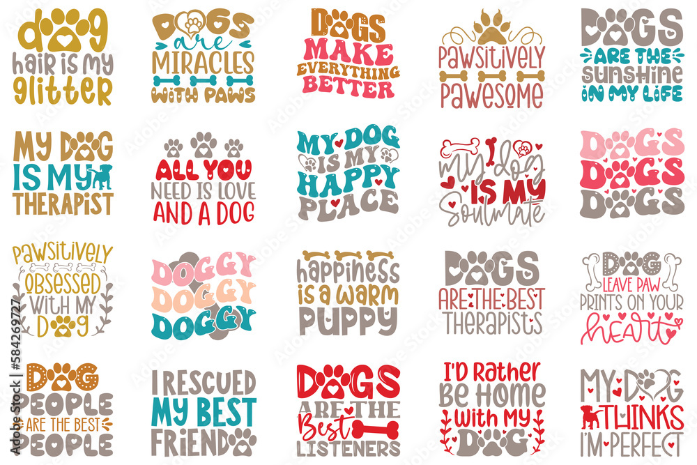 Boho Retro Style Dog Quotes T-shirt And SVG Design Bundle. Dog SVG Quotes T shirt Design Bundle, Vector EPS Editable Files, Can You Download This File. Boho Retro Style Dog Quotes T-shirt And SVG Design Bundle. Dog SVG Quotes T shirt Design Bundle, Vector EPS Editable Files, Can You Download This File.