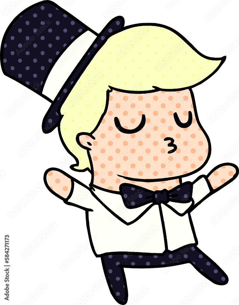 cartoon of kawaii cute prom boy cartoon of kawaii cute prom boy