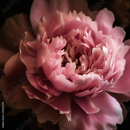 The Beauty of Peonies  Capturing the Delicate Charm of These Flowers in a Professional Photo Studio Setting