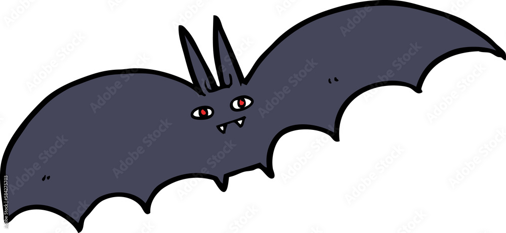 Fototapeta premium cartoon vampire bat