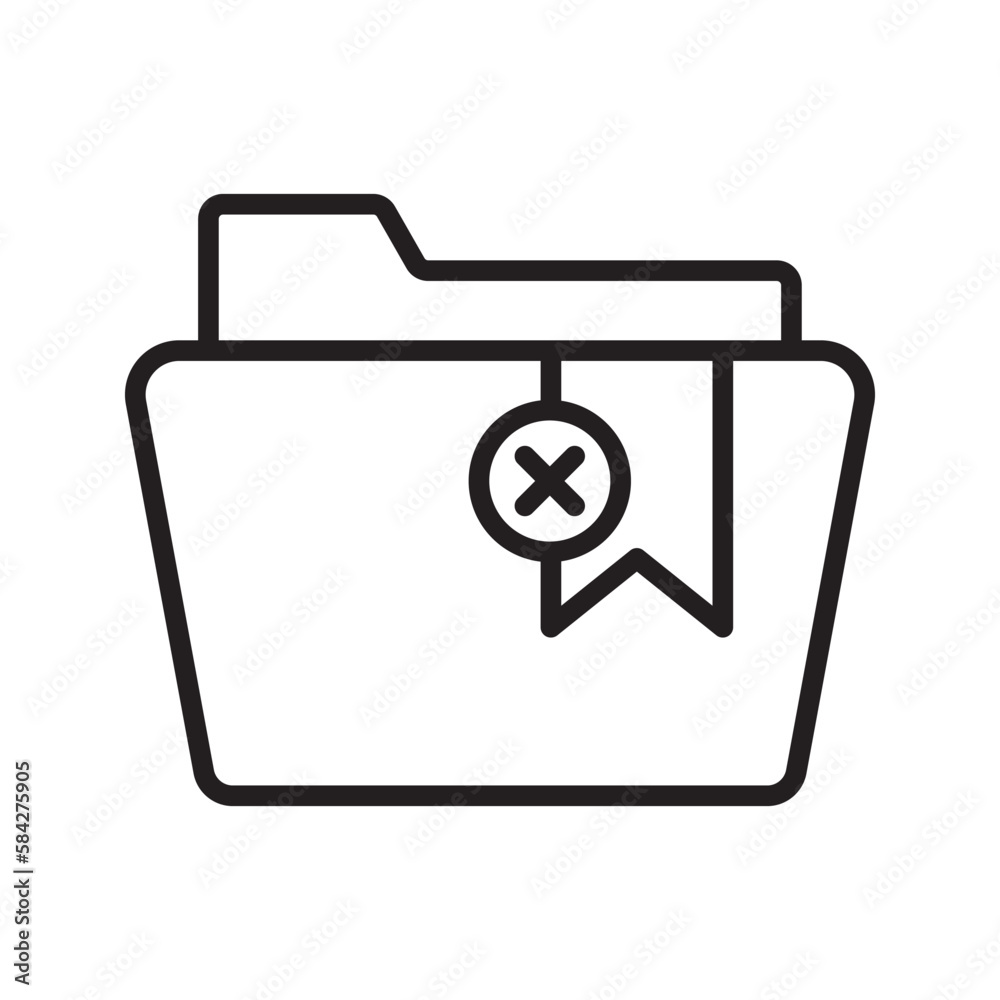 Remove bookmark  vector filled outline Icon Design illustration. SEO Development And Marketing Symbol on White background EPS 10 File