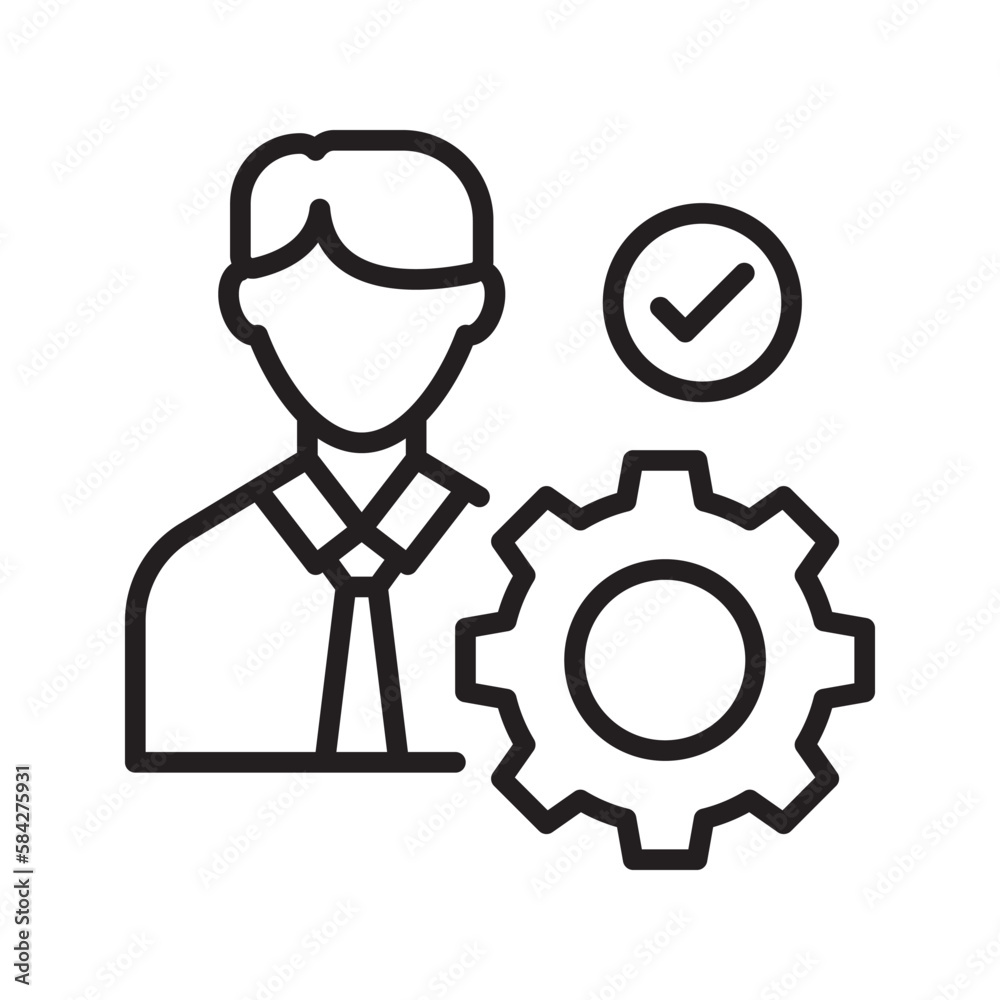 Expert user vector filled outline Icon Design illustration. SEO Development And Marketing Symbol on White background EPS 10 File Expert user vector filled outline Icon Design illustration. SEO Development And Marketing Symbol on White background EPS 10 File