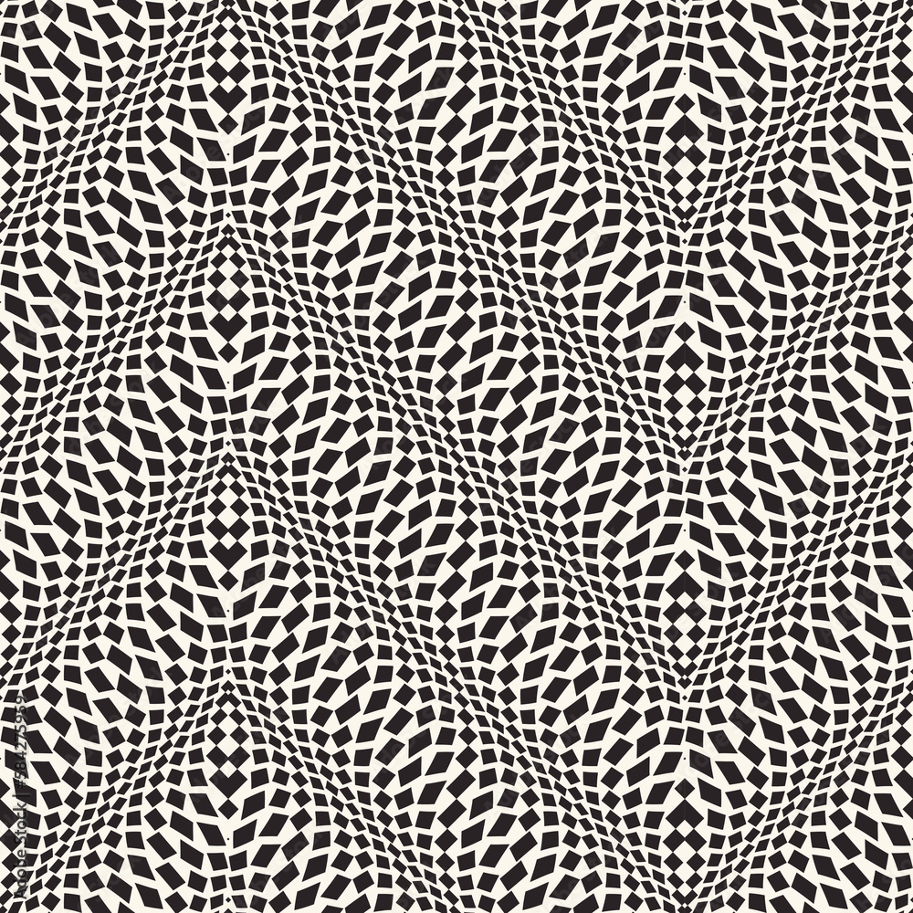Monochrome Optical Textured Chevron Pattern Monochrome Optical Textured Chevron Pattern