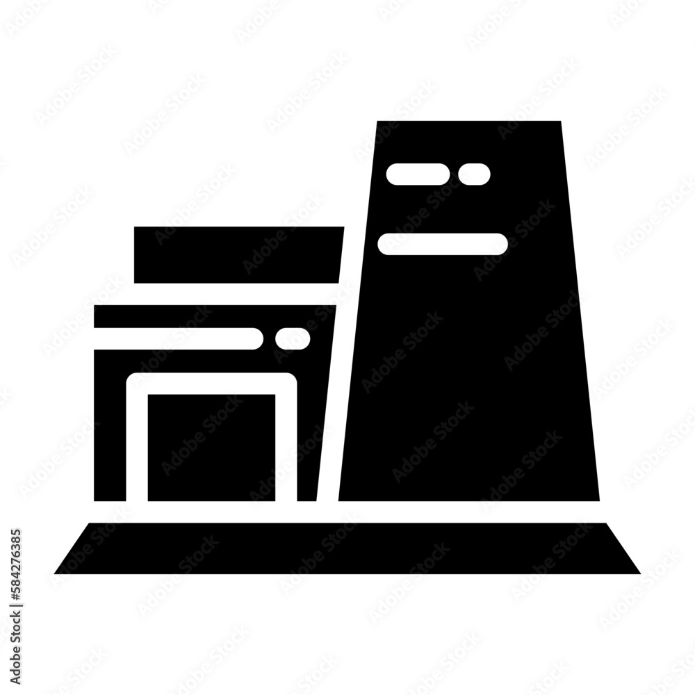 nuclear power plant glyph 