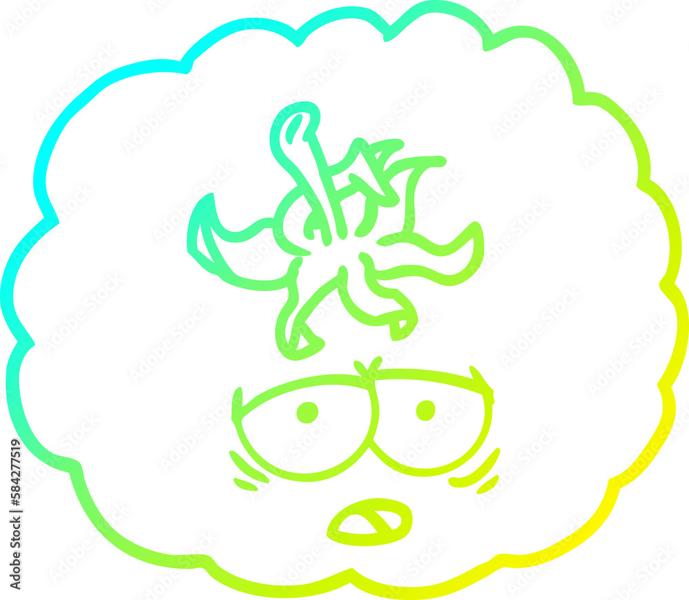 cold gradient line drawing cartoon tomato cold gradient line drawing cartoon tomato