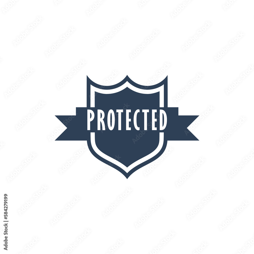 Protection shield isolated on transparent background Protection shield isolated on transparent background