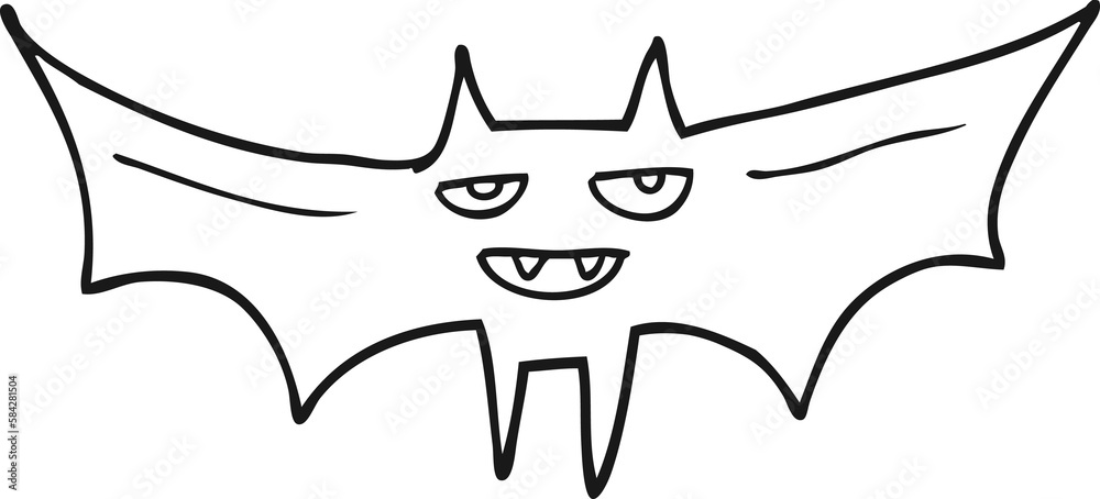 black and white cartoon halloween bat black and white cartoon halloween bat