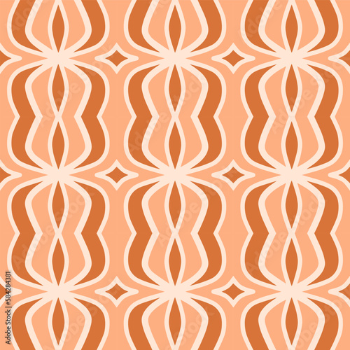 Chevron Seamless Pattern with Tribal Shape. Designed in Ikat, Aztec, Folk, Motif, Luxury Arabic Style. Ideal for Fabric Garment, Ceramics, Wallpaper. Vector Illustration.